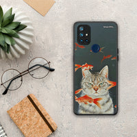 Thumbnail for Cat Goldfish - OnePlus Nord N10 5G θήκη