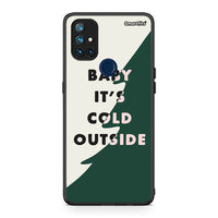 Thumbnail for OnePlus Nord N10 5G Cold Outside θήκη από τη Smartfits με σχέδιο στο πίσω μέρος και μαύρο περίβλημα | Smartphone case with colorful back and black bezels by Smartfits