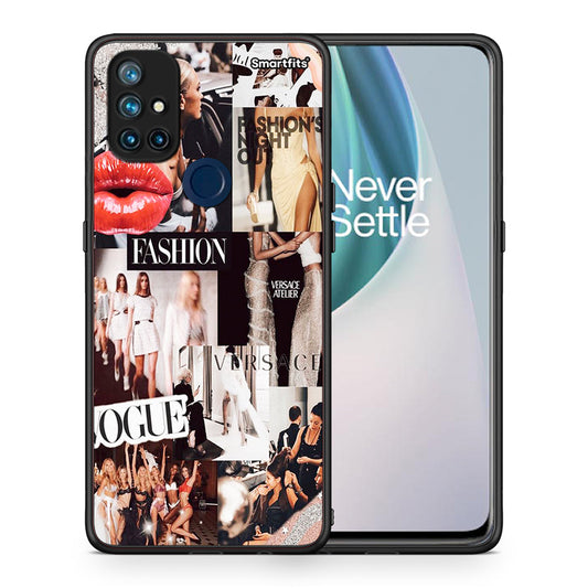 Collage Fashion - OnePlus Nord N10 5G θήκη