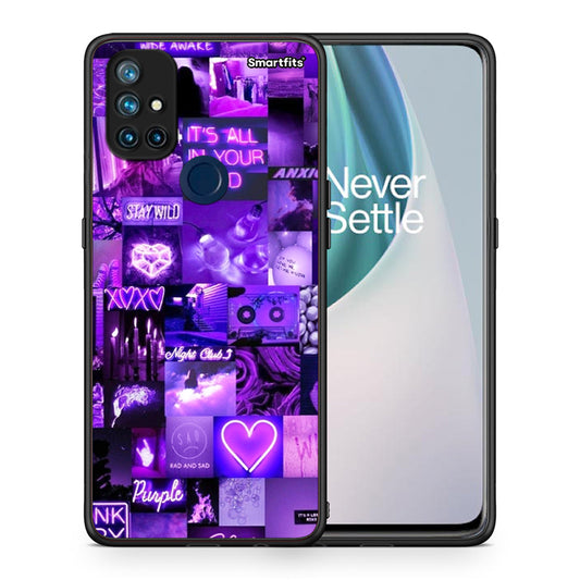 Collage Stay Wild - OnePlus Nord N10 5G θήκη