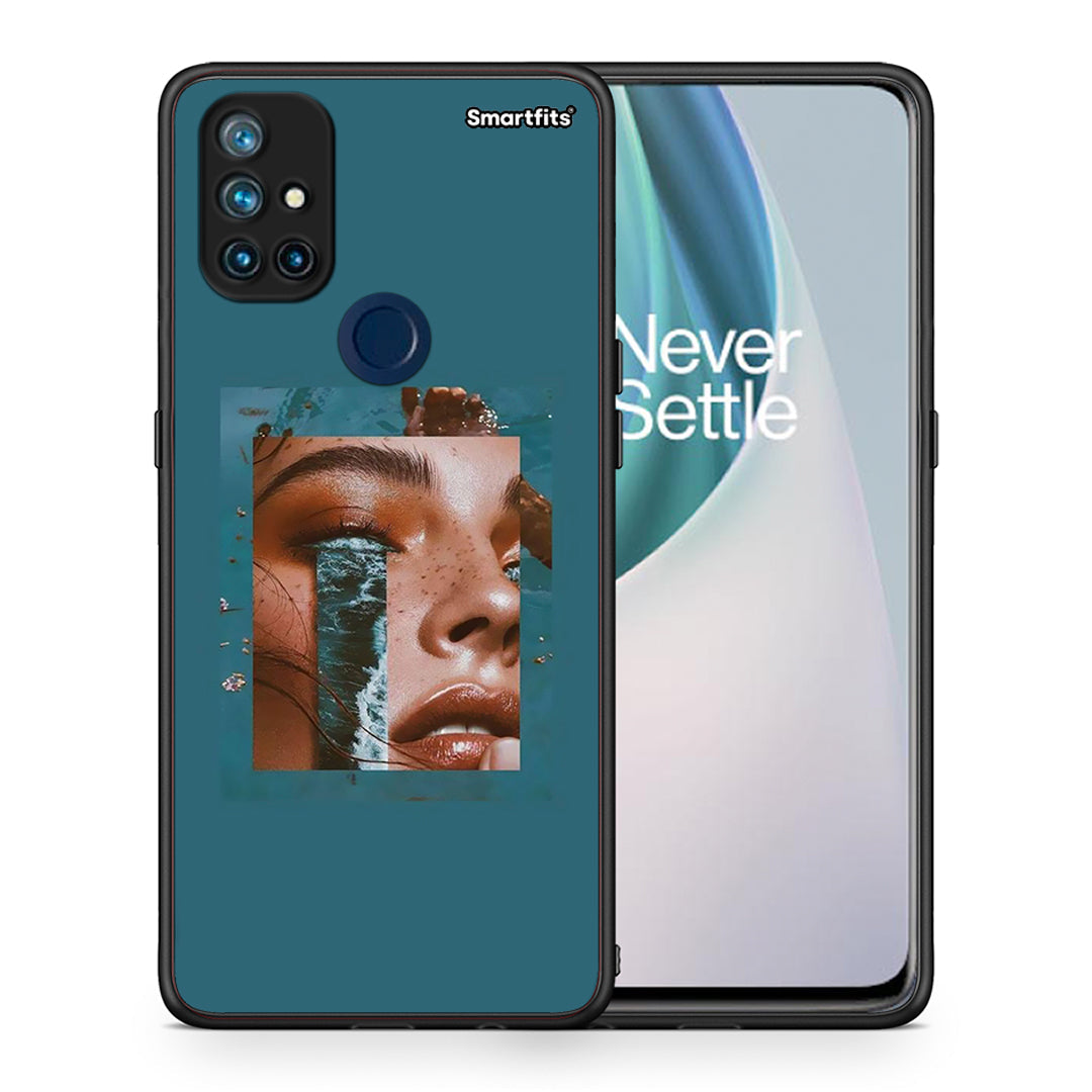 Θήκη OnePlus Nord N10 5G Cry An Ocean από τη Smartfits με σχέδιο στο πίσω μέρος και μαύρο περίβλημα | OnePlus Nord N10 5G Cry An Ocean case with colorful back and black bezels
