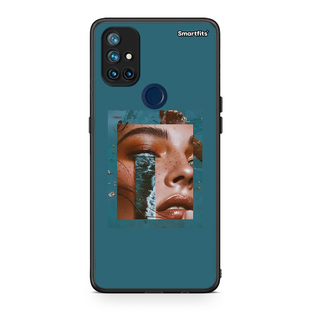 OnePlus Nord N10 5G Cry An Ocean θήκη από τη Smartfits με σχέδιο στο πίσω μέρος και μαύρο περίβλημα | Smartphone case with colorful back and black bezels by Smartfits