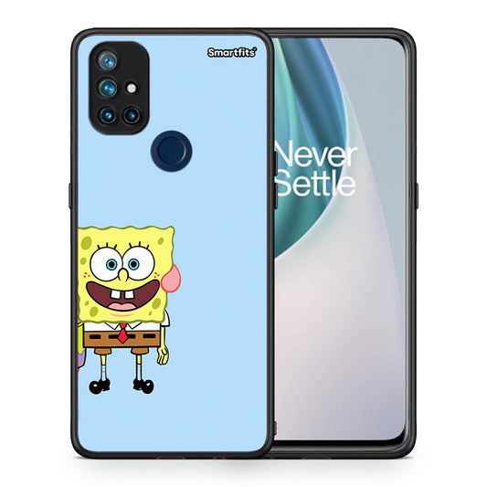 Θήκη OnePlus Nord N10 5G Friends Bob από τη Smartfits με σχέδιο στο πίσω μέρος και μαύρο περίβλημα | OnePlus Nord N10 5G Friends Bob case with colorful back and black bezels