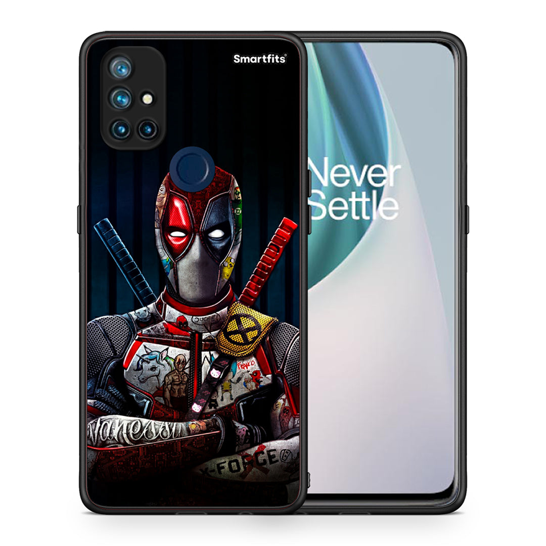 Θήκη OnePlus Nord N10 5G Funny Guy από τη Smartfits με σχέδιο στο πίσω μέρος και μαύρο περίβλημα | OnePlus Nord N10 5G Funny Guy case with colorful back and black bezels