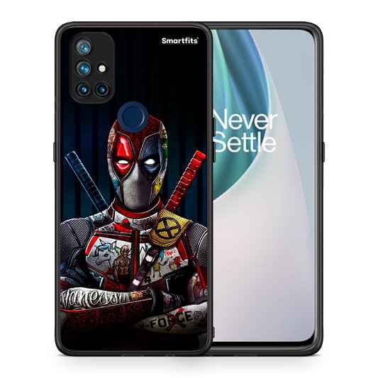 Θήκη OnePlus Nord N10 5G Funny Guy από τη Smartfits με σχέδιο στο πίσω μέρος και μαύρο περίβλημα | OnePlus Nord N10 5G Funny Guy case with colorful back and black bezels