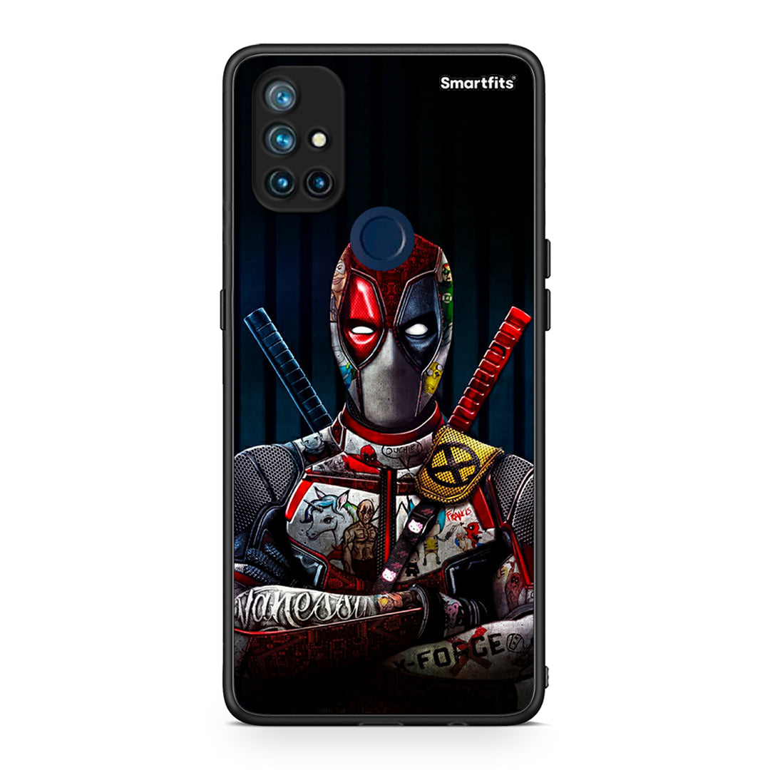 OnePlus Nord N10 5G Funny Guy θήκη από τη Smartfits με σχέδιο στο πίσω μέρος και μαύρο περίβλημα | Smartphone case with colorful back and black bezels by Smartfits