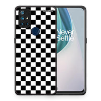 Thumbnail for Θήκη OnePlus Nord N10 5G Squares Geometric από τη Smartfits με σχέδιο στο πίσω μέρος και μαύρο περίβλημα | OnePlus Nord N10 5G Squares Geometric case with colorful back and black bezels