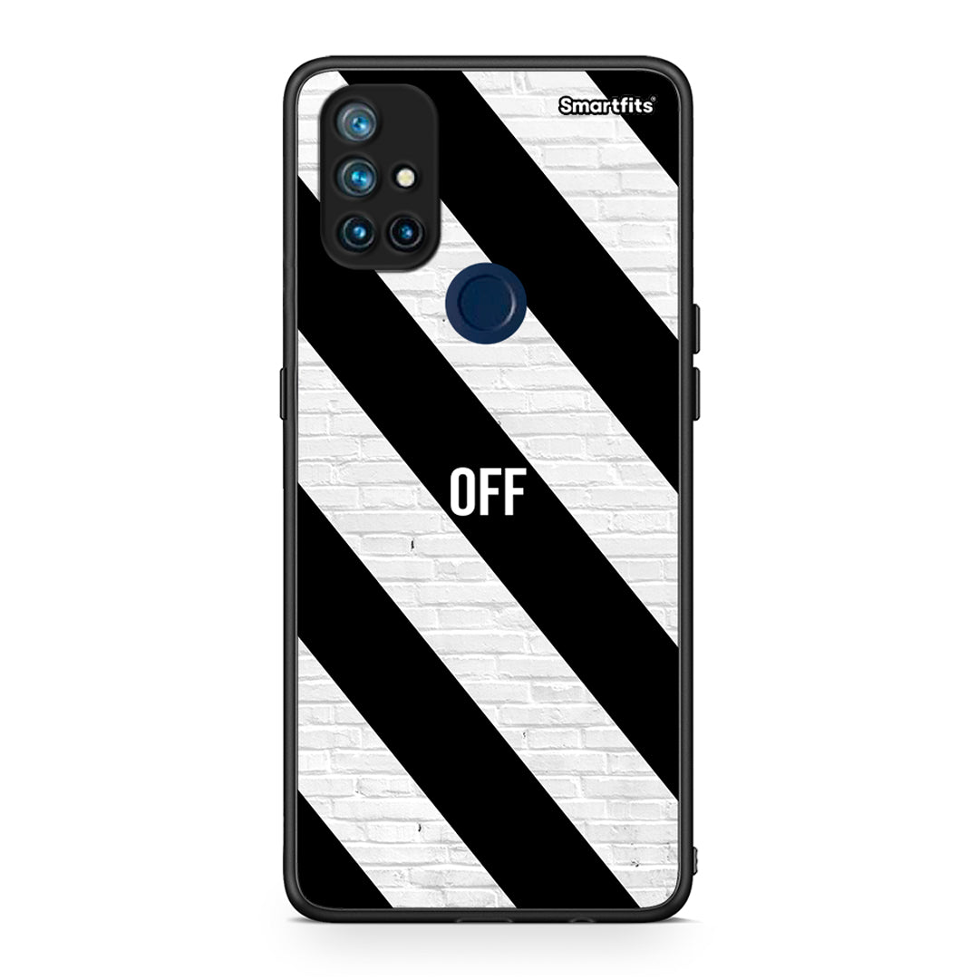 OnePlus Nord N10 5G Get Off θήκη από τη Smartfits με σχέδιο στο πίσω μέρος και μαύρο περίβλημα | Smartphone case with colorful back and black bezels by Smartfits