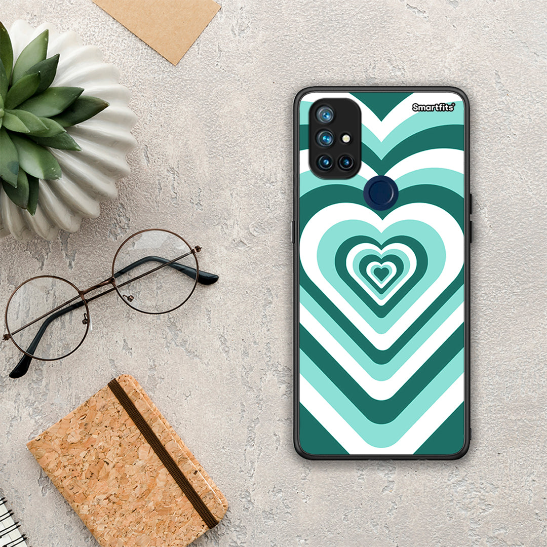 Green Hearts - OnePlus Nord N10 5G θήκη