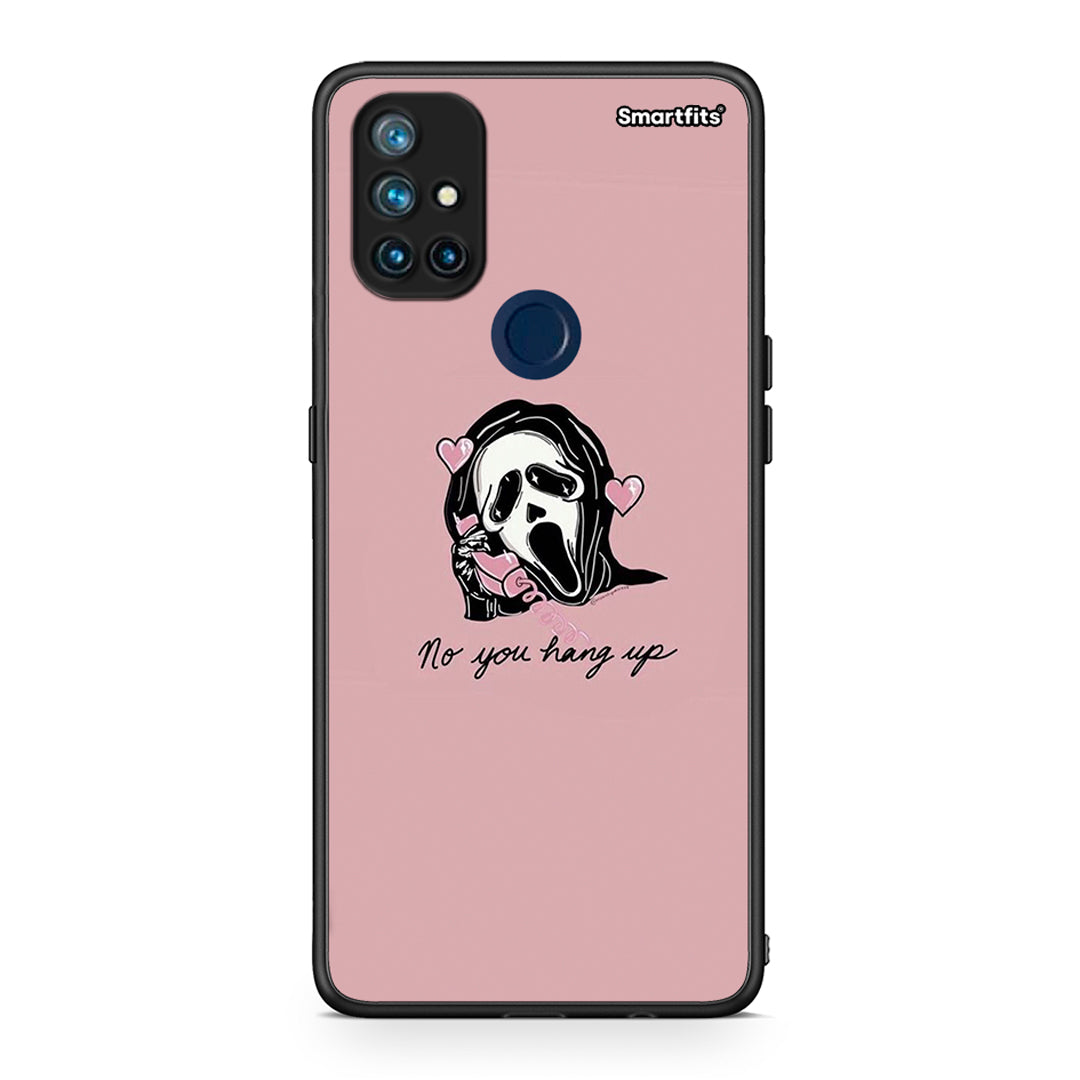 OnePlus Nord N10 5G Halloween Hang Up Θήκη από τη Smartfits με σχέδιο στο πίσω μέρος και μαύρο περίβλημα | Smartphone case with colorful back and black bezels by Smartfits