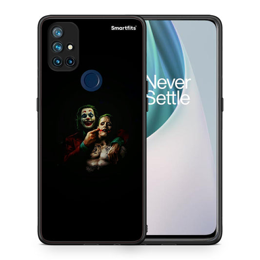 Θήκη OnePlus Nord N10 5G Clown Hero από τη Smartfits με σχέδιο στο πίσω μέρος και μαύρο περίβλημα | OnePlus Nord N10 5G Clown Hero case with colorful back and black bezels