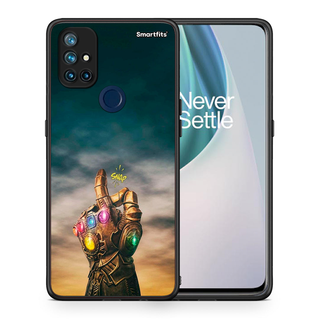 Θήκη OnePlus Nord N10 5G Infinity Snap από τη Smartfits με σχέδιο στο πίσω μέρος και μαύρο περίβλημα | OnePlus Nord N10 5G Infinity Snap case with colorful back and black bezels