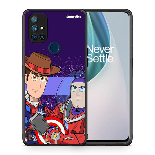 Θήκη OnePlus Nord N10 5G Infinity Story από τη Smartfits με σχέδιο στο πίσω μέρος και μαύρο περίβλημα | OnePlus Nord N10 5G Infinity Story case with colorful back and black bezels