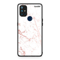 Thumbnail for 116 - OnePlus Nord N10 5G Pink Splash Marble case, cover, bumper