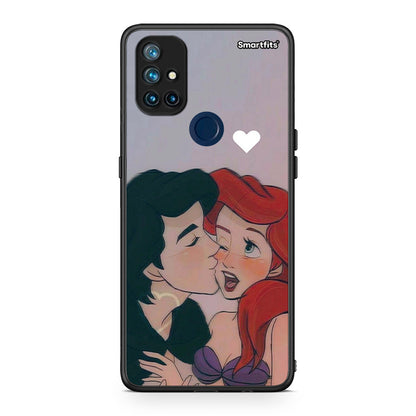 OnePlus Nord N10 5G Mermaid Love Θήκη Αγίου Βαλεντίνου από τη Smartfits με σχέδιο στο πίσω μέρος και μαύρο περίβλημα | Smartphone case with colorful back and black bezels by Smartfits