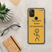 Thumbnail for My Password - OnePlus Nord N10 5G θήκη