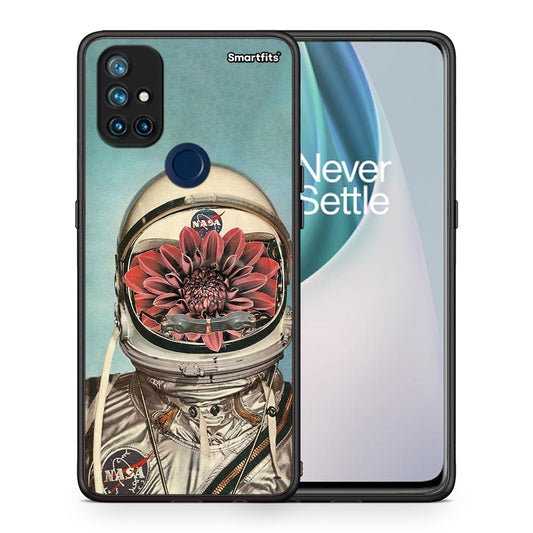Θήκη OnePlus Nord N10 5G Nasa Bloom από τη Smartfits με σχέδιο στο πίσω μέρος και μαύρο περίβλημα | OnePlus Nord N10 5G Nasa Bloom case with colorful back and black bezels