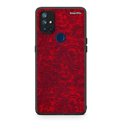 OnePlus Nord N10 5G Paisley Cashmere θήκη από τη Smartfits με σχέδιο στο πίσω μέρος και μαύρο περίβλημα | Smartphone case with colorful back and black bezels by Smartfits