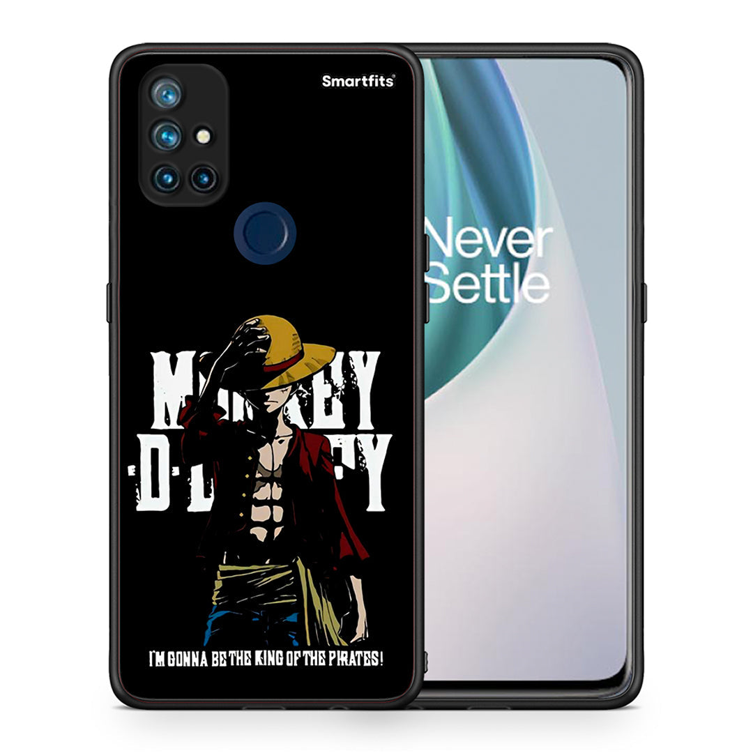 Θήκη OnePlus Nord N10 5G Pirate King από τη Smartfits με σχέδιο στο πίσω μέρος και μαύρο περίβλημα | OnePlus Nord N10 5G Pirate King case with colorful back and black bezels