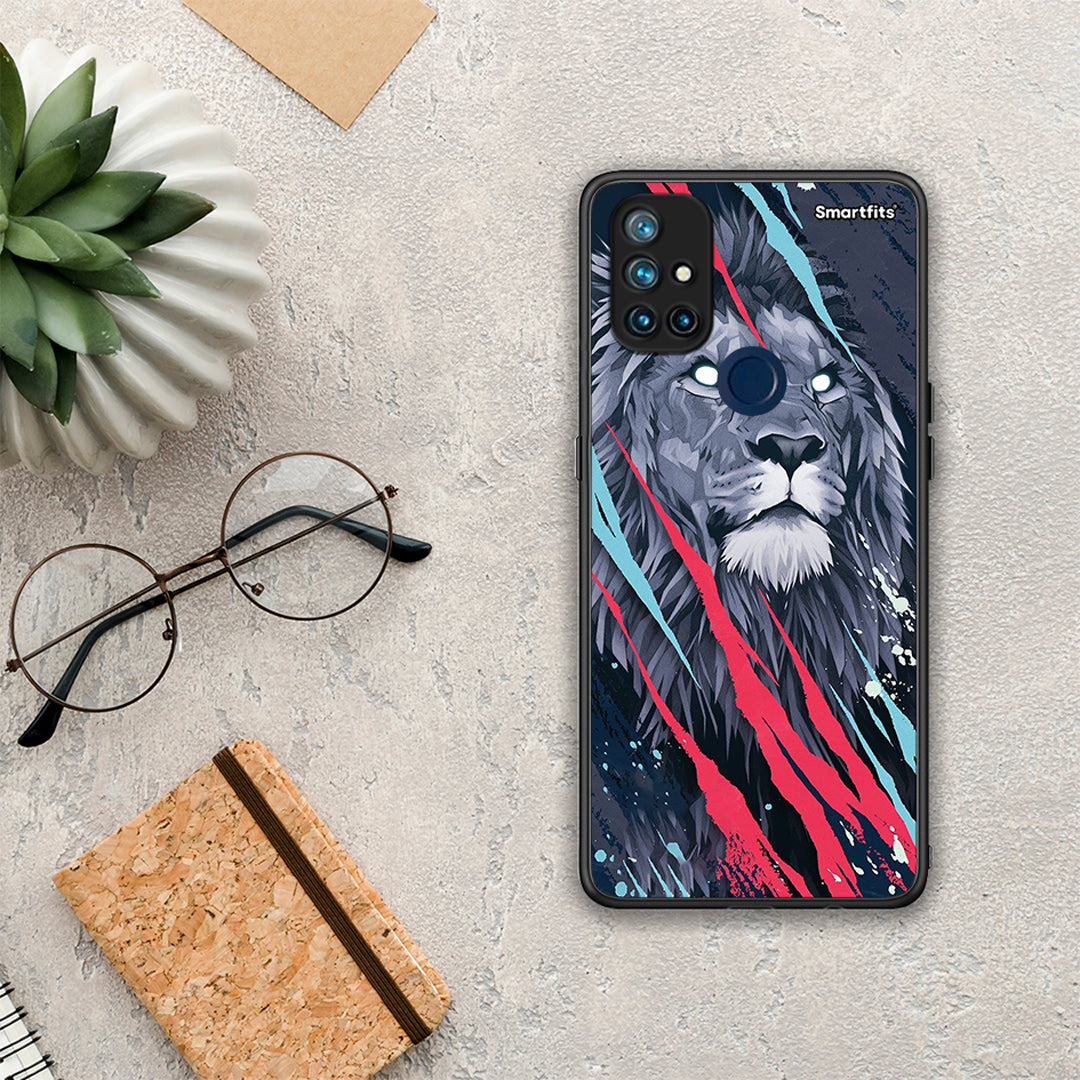 PopArt Lion Designer - OnePlus Nord N10 5G θήκη