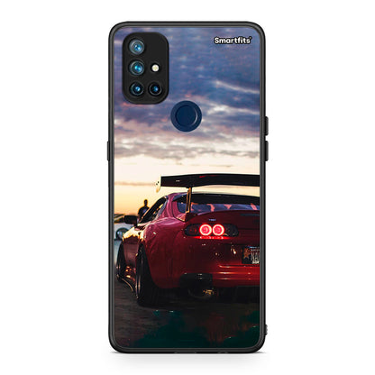 OnePlus Nord N10 5G Racing Supra θήκη από τη Smartfits με σχέδιο στο πίσω μέρος και μαύρο περίβλημα | Smartphone case with colorful back and black bezels by Smartfits