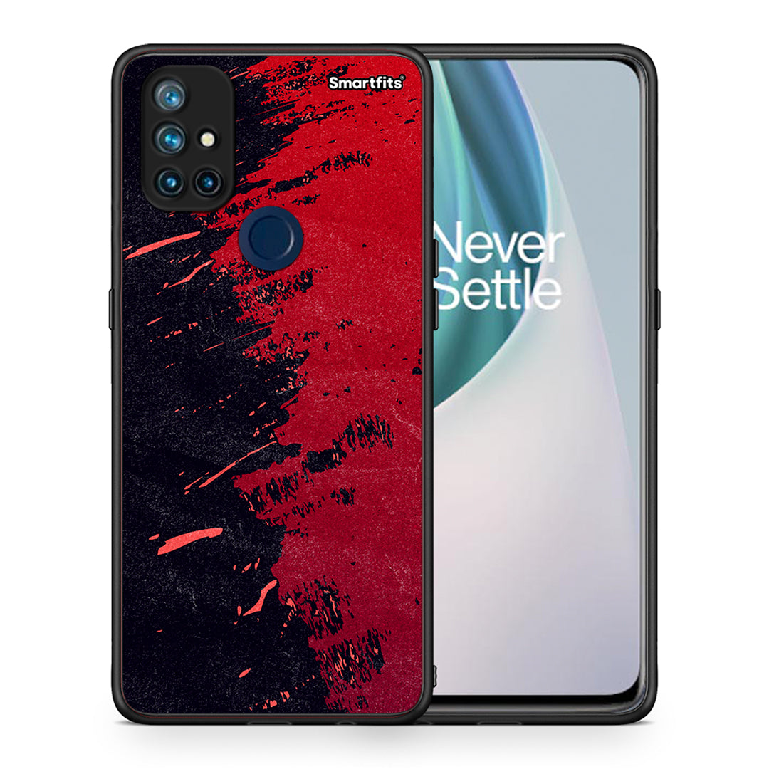 Red Paint - OnePlus Nord N10 5G θήκη