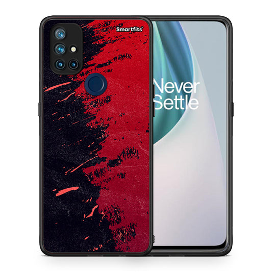 Red Paint - OnePlus Nord N10 5G θήκη