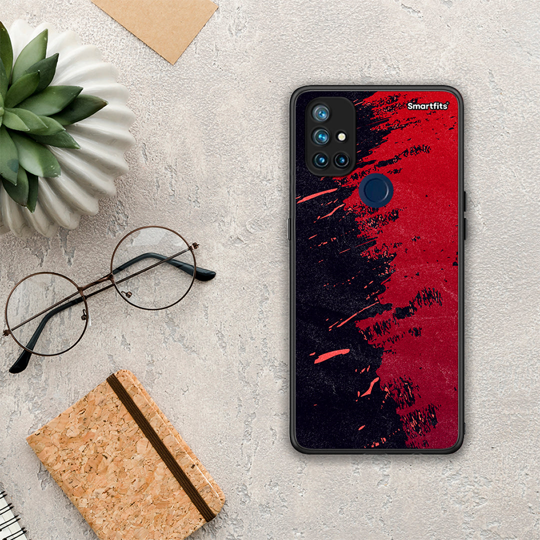 Red Paint - OnePlus Nord N10 5G θήκη