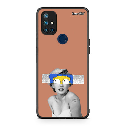 OnePlus Nord N10 5G Sim Merilyn θήκη από τη Smartfits με σχέδιο στο πίσω μέρος και μαύρο περίβλημα | Smartphone case with colorful back and black bezels by Smartfits