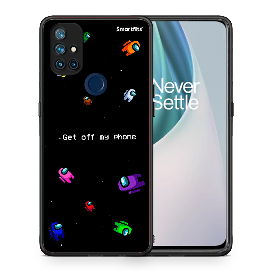 Θήκη OnePlus Nord N10 5G AFK Text από τη Smartfits με σχέδιο στο πίσω μέρος και μαύρο περίβλημα | OnePlus Nord N10 5G AFK Text case with colorful back and black bezels