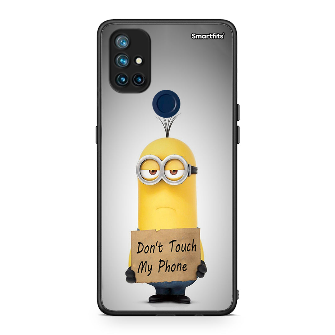 4 - OnePlus Nord N10 5G Minion Text case, cover, bumper