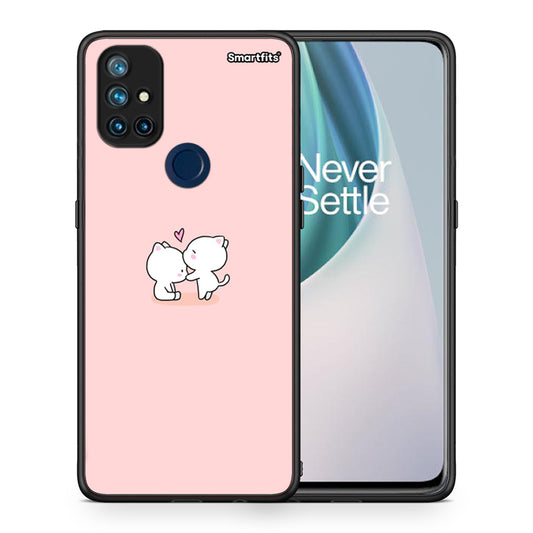 Θήκη OnePlus Nord N10 5G Love Valentine από τη Smartfits με σχέδιο στο πίσω μέρος και μαύρο περίβλημα | OnePlus Nord N10 5G Love Valentine case with colorful back and black bezels