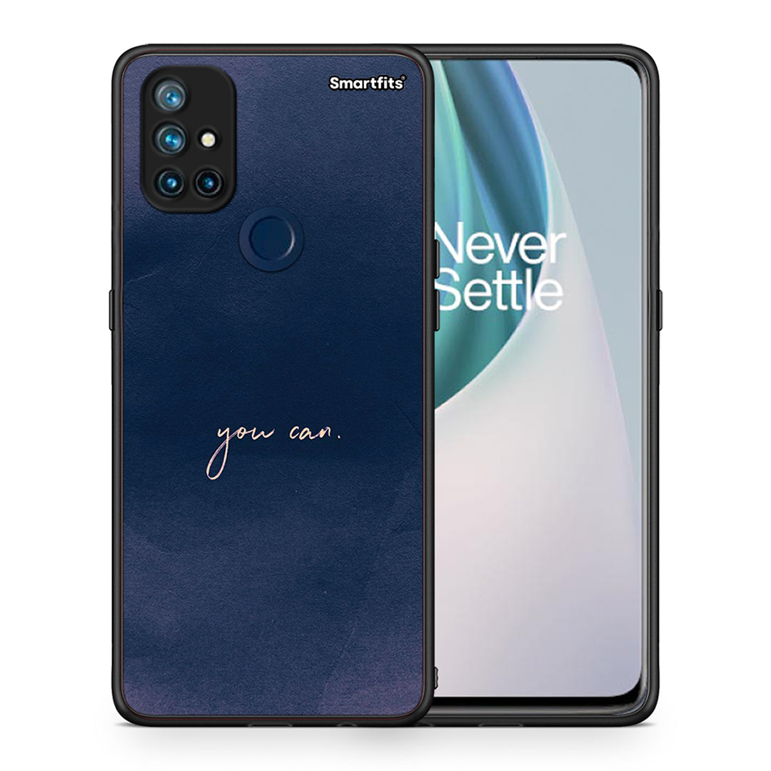 Θήκη OnePlus Nord N10 5G You Can από τη Smartfits με σχέδιο στο πίσω μέρος και μαύρο περίβλημα | OnePlus Nord N10 5G You Can case with colorful back and black bezels