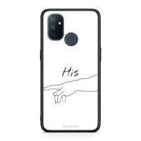 Thumbnail for OnePlus Nord N100 Aeshetic Love 2 Θήκη Αγίου Βαλεντίνου από τη Smartfits με σχέδιο στο πίσω μέρος και μαύρο περίβλημα | Smartphone case with colorful back and black bezels by Smartfits
