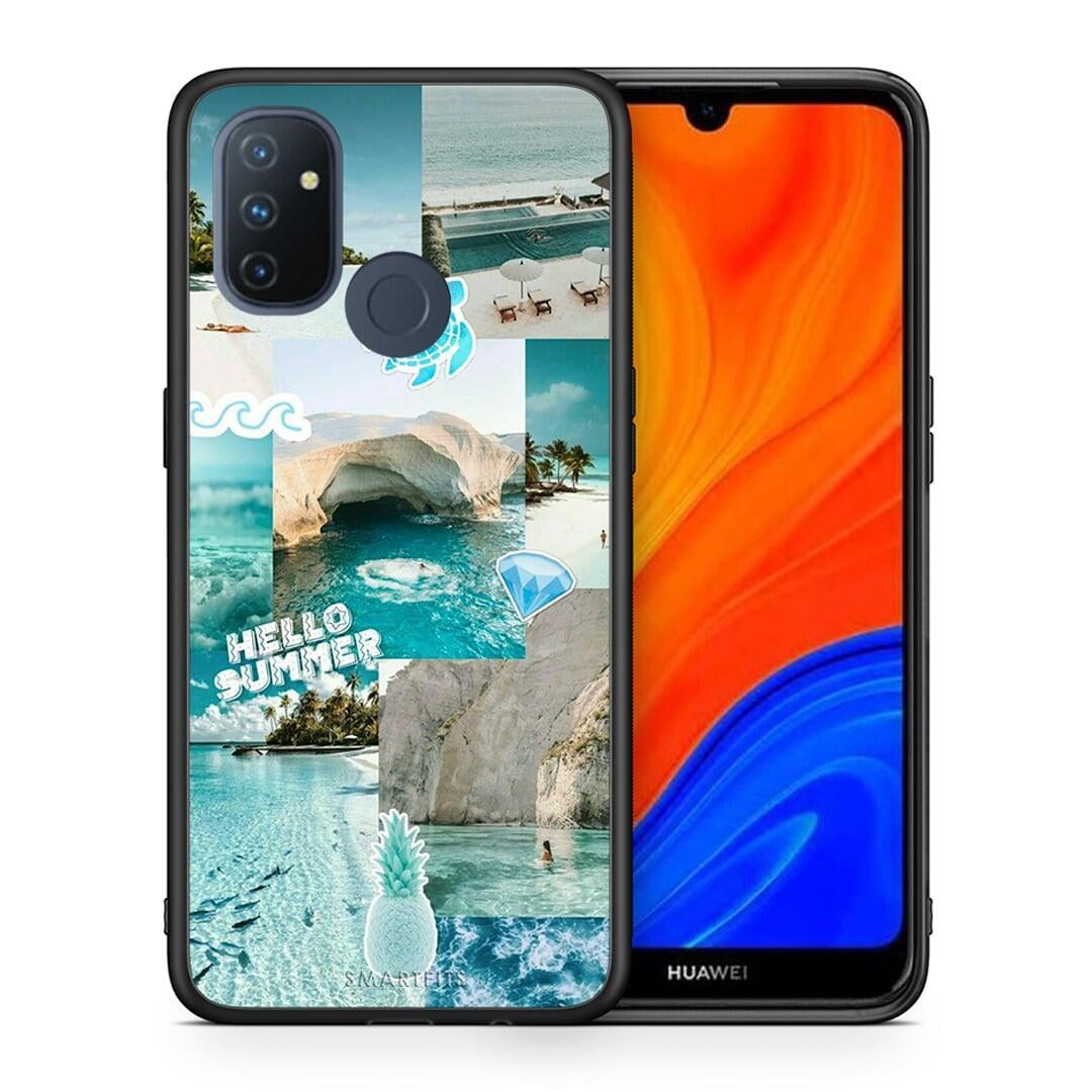 Θήκη OnePlus Nord N100 Aesthetic Summer από τη Smartfits με σχέδιο στο πίσω μέρος και μαύρο περίβλημα | OnePlus Nord N100 Aesthetic Summer case with colorful back and black bezels