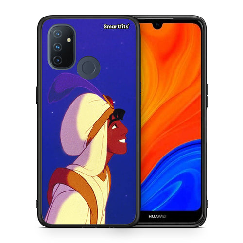 Θήκη OnePlus Nord N100 Alladin And Jasmine Love 1 από τη Smartfits με σχέδιο στο πίσω μέρος και μαύρο περίβλημα | OnePlus Nord N100 Alladin And Jasmine Love 1 case with colorful back and black bezels