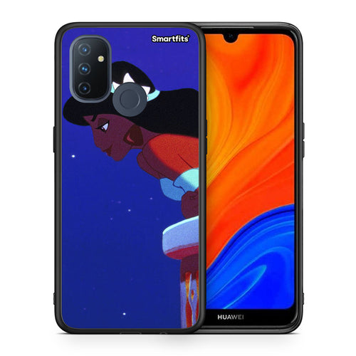 Θήκη OnePlus Nord N100 Alladin And Jasmine Love 2 από τη Smartfits με σχέδιο στο πίσω μέρος και μαύρο περίβλημα | OnePlus Nord N100 Alladin And Jasmine Love 2 case with colorful back and black bezels