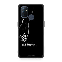 Thumbnail for OnePlus Nord N100 Always & Forever 2 Θήκη Αγίου Βαλεντίνου από τη Smartfits με σχέδιο στο πίσω μέρος και μαύρο περίβλημα | Smartphone case with colorful back and black bezels by Smartfits