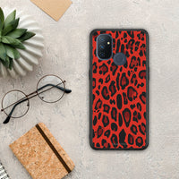Thumbnail for Animal Red Leopard - OnePlus Nord N100 θήκη
