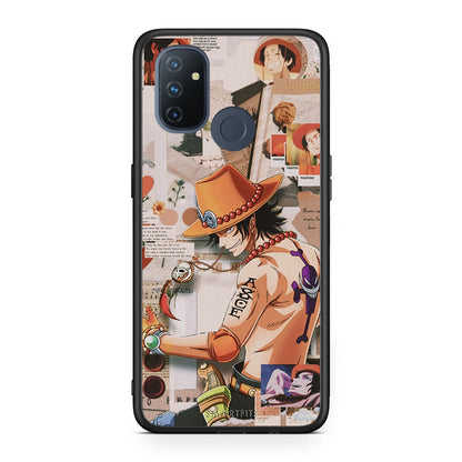 OnePlus Nord N100 Anime Collage θήκη από τη Smartfits με σχέδιο στο πίσω μέρος και μαύρο περίβλημα | Smartphone case with colorful back and black bezels by Smartfits