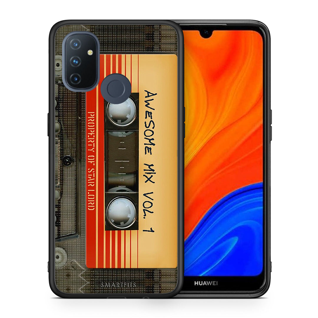 Θήκη OnePlus Nord N100 Awesome Mix από τη Smartfits με σχέδιο στο πίσω μέρος και μαύρο περίβλημα | OnePlus Nord N100 Awesome Mix case with colorful back and black bezels