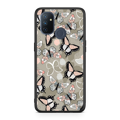 135 - OnePlus Nord N100 Butterflies Boho case, cover, bumper