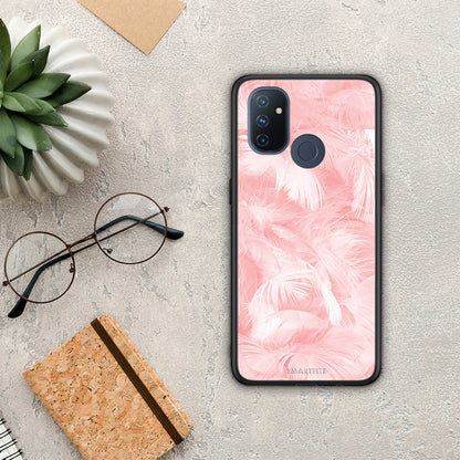 Boho Pink Feather - OnePlus Nord N100 θήκη