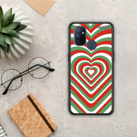 Thumbnail for Christmas Hearts - OnePlus Nord N100 θήκη