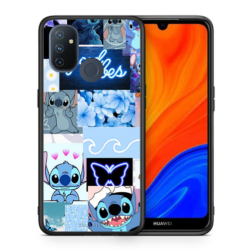 Θήκη Αγίου Βαλεντίνου OnePlus Nord N100 Collage Good Vibes από τη Smartfits με σχέδιο στο πίσω μέρος και μαύρο περίβλημα | OnePlus Nord N100 Collage Good Vibes case with colorful back and black bezels