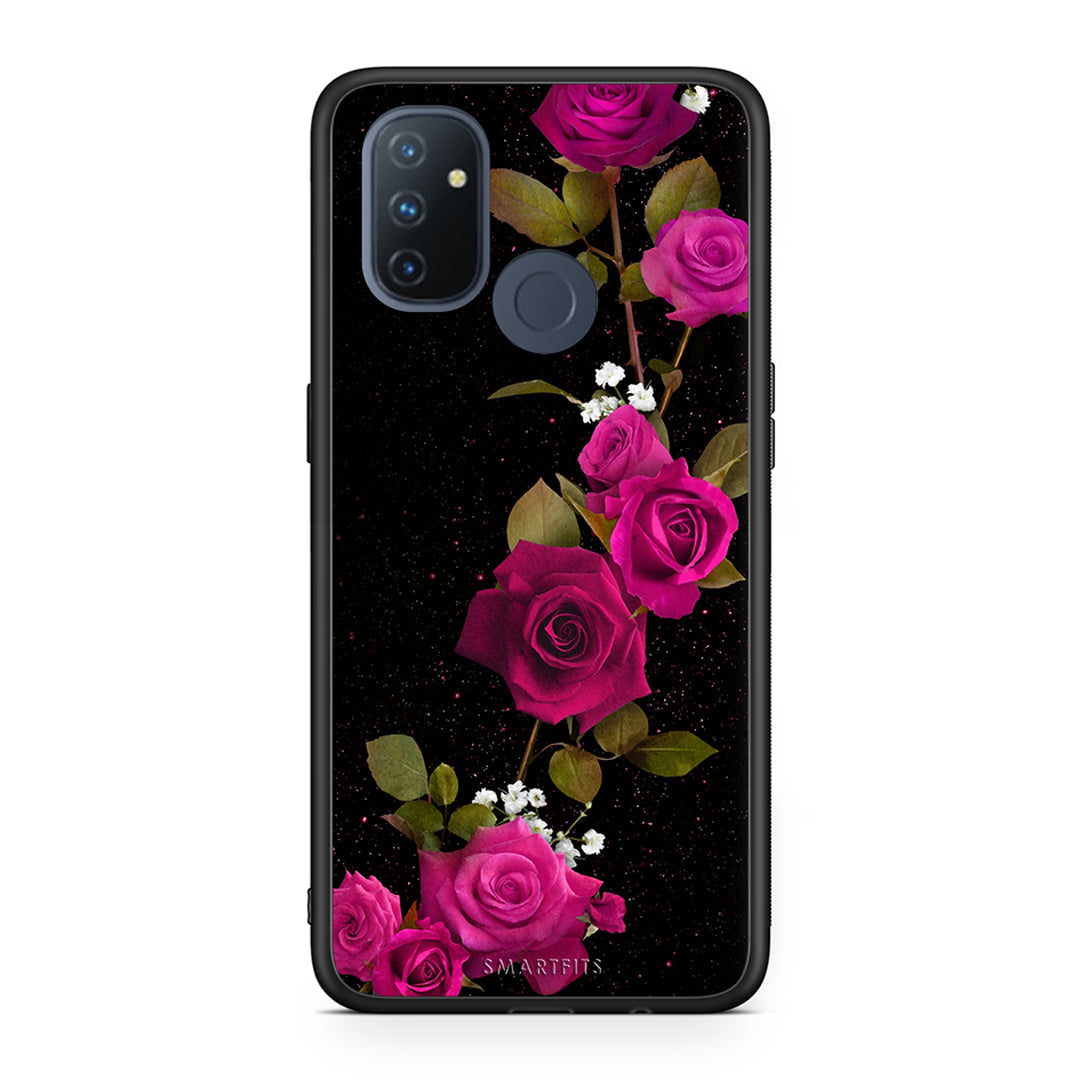 4 - OnePlus Nord N100 Red Roses Flower case, cover, bumper