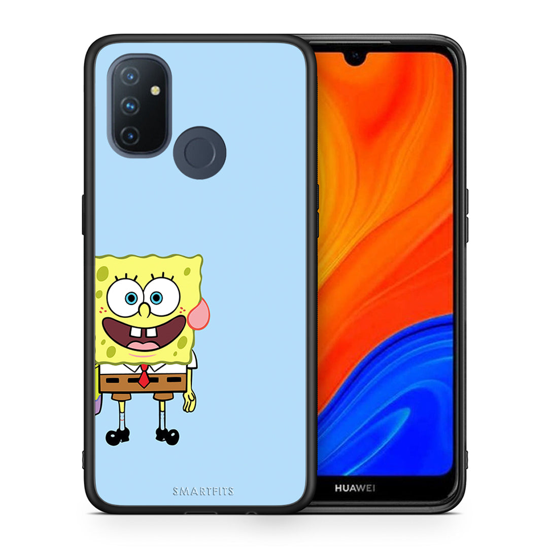 Θήκη OnePlus Nord N100 Friends Bob από τη Smartfits με σχέδιο στο πίσω μέρος και μαύρο περίβλημα | OnePlus Nord N100 Friends Bob case with colorful back and black bezels