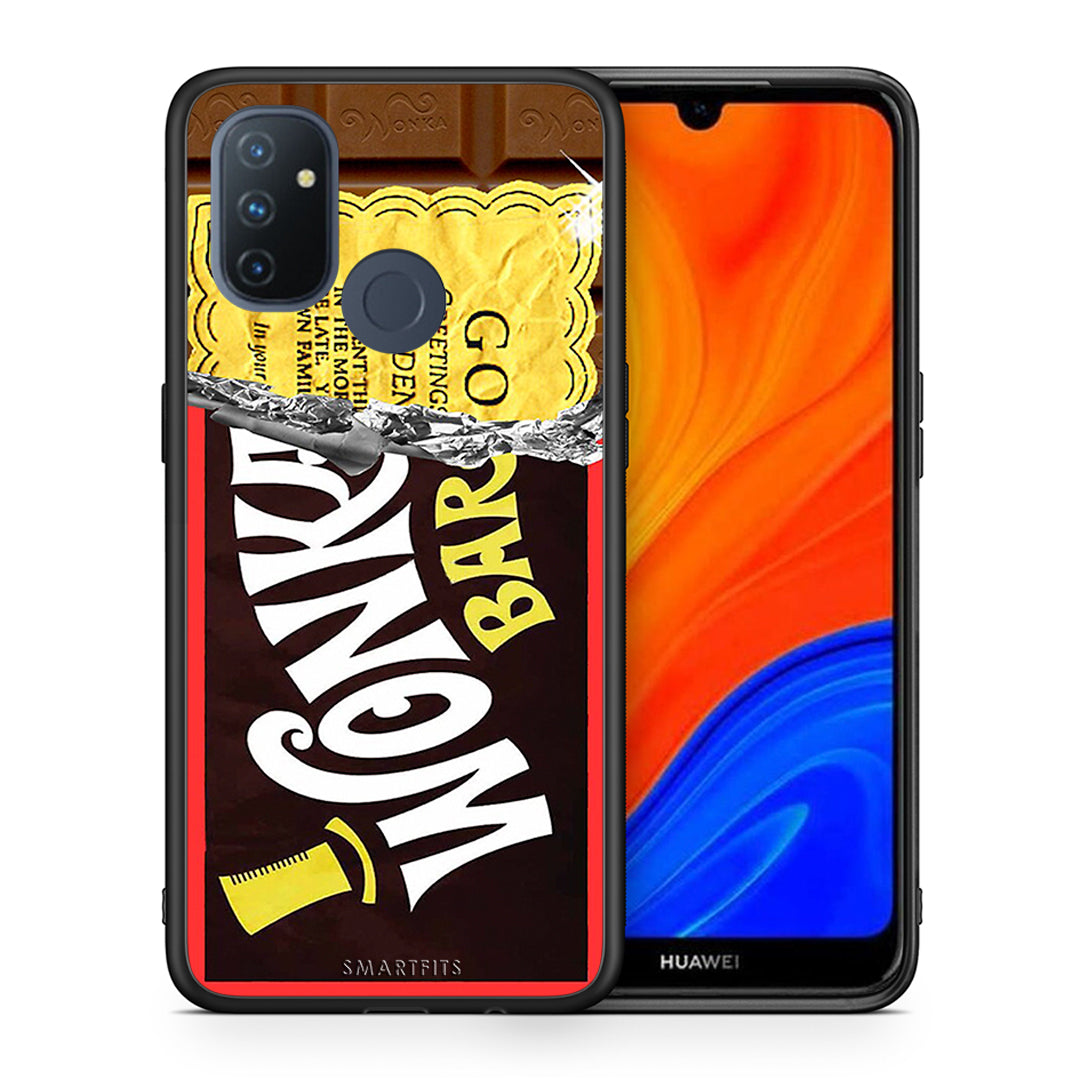 Θήκη OnePlus Nord N100 Golden Ticket από τη Smartfits με σχέδιο στο πίσω μέρος και μαύρο περίβλημα | OnePlus Nord N100 Golden Ticket case with colorful back and black bezels