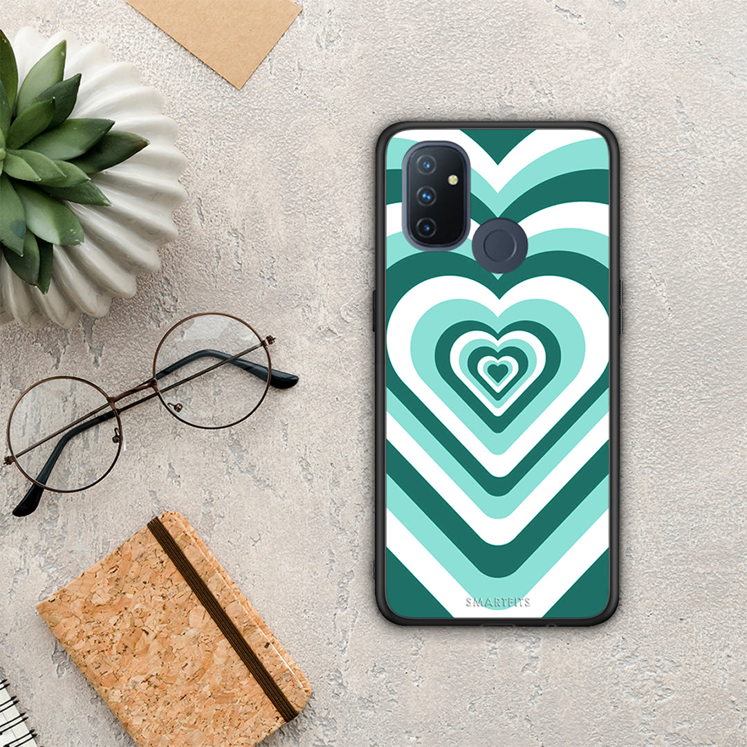 Green Hearts - OnePlus Nord N100 θήκη
