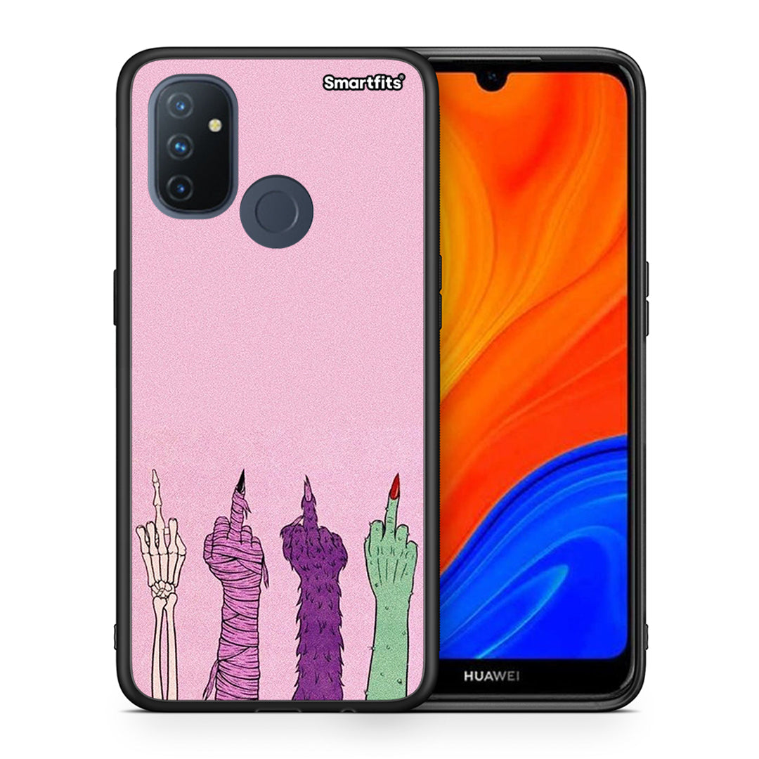 Θήκη OnePlus Nord N100 Halloween Be A Lady από τη Smartfits με σχέδιο στο πίσω μέρος και μαύρο περίβλημα | OnePlus Nord N100 Halloween Be A Lady case with colorful back and black bezels